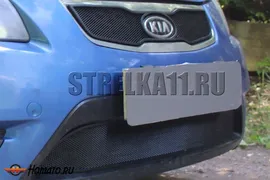 Защита радиатора для Kia Rio 2 2009-2011 рестайлинг | Стандарт